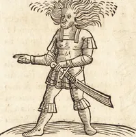 An illustration from Prodigiorvm ac ostentorvm chronicon : quae praeter naturae ordinem, motum, et operationem, et in svperioribus & his inferioribus mundi regionibus, ab exordio mundi usque ad haec nostra tempora, acciderunt ... (1557)