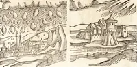 Picture 214 of 990 from Prodigiorvm ac ostentorvm chronicon : quae praeter naturae ordinem, motum, et operationem, et in svperioribus & his inferioribus mundi regionibus, ab exordio mundi usque ad haec nostra tempora, acciderunt ... (1557), leaf 138