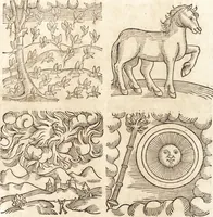 Picture 221 of 990 from Prodigiorvm ac ostentorvm chronicon : quae praeter naturae ordinem, motum, et operationem, et in svperioribus & his inferioribus mundi regionibus, ab exordio mundi usque ad haec nostra tempora, acciderunt ... (1557), leaf 142