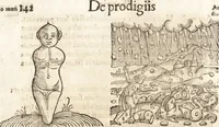 Picture 239 of 990 from Prodigiorvm ac ostentorvm chronicon : quae praeter naturae ordinem, motum, et operationem, et in svperioribus & his inferioribus mundi regionibus, ab exordio mundi usque ad haec nostra tempora, acciderunt ... (1557), leaf 153