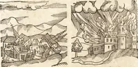Picture 241 of 990 from Prodigiorvm ac ostentorvm chronicon : quae praeter naturae ordinem, motum, et operationem, et in svperioribus & his inferioribus mundi regionibus, ab exordio mundi usque ad haec nostra tempora, acciderunt ... (1557), leaf 155