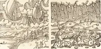 Picture 261 of 990 from Prodigiorvm ac ostentorvm chronicon : quae praeter naturae ordinem, motum, et operationem, et in svperioribus & his inferioribus mundi regionibus, ab exordio mundi usque ad haec nostra tempora, acciderunt ... (1557), leaf 167