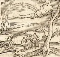 Picture 7 of 990 from Prodigiorvm ac ostentorvm chronicon : quae praeter naturae ordinem, motum, et operationem, et in svperioribus & his inferioribus mundi regionibus, ab exordio mundi usque ad haec nostra tempora, acciderunt ... (1557), leaf 17