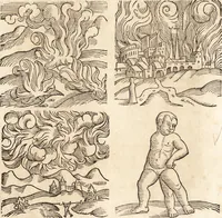 Picture 282 of 990 from Prodigiorvm ac ostentorvm chronicon : quae praeter naturae ordinem, motum, et operationem, et in svperioribus & his inferioribus mundi regionibus, ab exordio mundi usque ad haec nostra tempora, acciderunt ... (1557), leaf 179