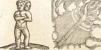 Picture 298 of 990 from Prodigiorvm ac ostentorvm chronicon : quae praeter naturae ordinem, motum, et operationem, et in svperioribus & his inferioribus mundi regionibus, ab exordio mundi usque ad haec nostra tempora, acciderunt ... (1557), leaf 188
