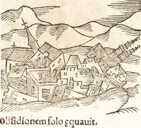 Picture 309 of 990 from Prodigiorvm ac ostentorvm chronicon : quae praeter naturae ordinem, motum, et operationem, et in svperioribus & his inferioribus mundi regionibus, ab exordio mundi usque ad haec nostra tempora, acciderunt ... (1557), leaf 194