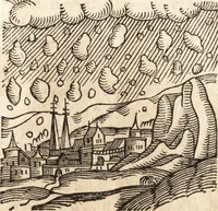 Picture 321 of 990 from Prodigiorvm ac ostentorvm chronicon : quae praeter naturae ordinem, motum, et operationem, et in svperioribus & his inferioribus mundi regionibus, ab exordio mundi usque ad haec nostra tempora, acciderunt ... (1557), leaf 204
