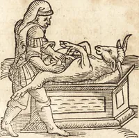 Picture 343 of 990 from Prodigiorvm ac ostentorvm chronicon : quae praeter naturae ordinem, motum, et operationem, et in svperioribus & his inferioribus mundi regionibus, ab exordio mundi usque ad haec nostra tempora, acciderunt ... (1557), leaf 216