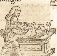 Picture 351 of 990 from Prodigiorvm ac ostentorvm chronicon : quae praeter naturae ordinem, motum, et operationem, et in svperioribus & his inferioribus mundi regionibus, ab exordio mundi usque ad haec nostra tempora, acciderunt ... (1557), leaf 223