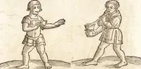 An illustration from Prodigiorvm ac ostentorvm chronicon : quae praeter naturae ordinem, motum, et operationem, et in svperioribus & his inferioribus mundi regionibus, ab exordio mundi usque ad haec nostra tempora, acciderunt ... (1557)