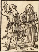 An illustration from Prodigiorvm ac ostentorvm chronicon : quae praeter naturae ordinem, motum, et operationem, et in svperioribus & his inferioribus mundi regionibus, ab exordio mundi usque ad haec nostra tempora, acciderunt ... (1557)
