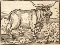 An illustration from Prodigiorvm ac ostentorvm chronicon : quae praeter naturae ordinem, motum, et operationem, et in svperioribus & his inferioribus mundi regionibus, ab exordio mundi usque ad haec nostra tempora, acciderunt ... (1557)