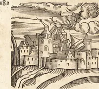 Picture 420 of 990 from Prodigiorvm ac ostentorvm chronicon : quae praeter naturae ordinem, motum, et operationem, et in svperioribus & his inferioribus mundi regionibus, ab exordio mundi usque ad haec nostra tempora, acciderunt ... (1557), leaf 273