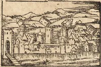 Picture 435 of 990 from Prodigiorvm ac ostentorvm chronicon : quae praeter naturae ordinem, motum, et operationem, et in svperioribus & his inferioribus mundi regionibus, ab exordio mundi usque ad haec nostra tempora, acciderunt ... (1557), leaf 285