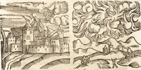 Picture 454 of 990 from Prodigiorvm ac ostentorvm chronicon : quae praeter naturae ordinem, motum, et operationem, et in svperioribus & his inferioribus mundi regionibus, ab exordio mundi usque ad haec nostra tempora, acciderunt ... (1557), leaf 300