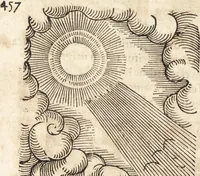 An illustration from Prodigiorvm ac ostentorvm chronicon : quae praeter naturae ordinem, motum, et operationem, et in svperioribus & his inferioribus mundi regionibus, ab exordio mundi usque ad haec nostra tempora, acciderunt ... (1557)