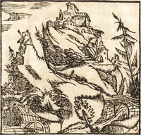 Picture 465 of 990 from Prodigiorvm ac ostentorvm chronicon : quae praeter naturae ordinem, motum, et operationem, et in svperioribus & his inferioribus mundi regionibus, ab exordio mundi usque ad haec nostra tempora, acciderunt ... (1557), leaf 308