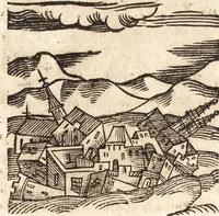 Picture 467 of 990 from Prodigiorvm ac ostentorvm chronicon : quae praeter naturae ordinem, motum, et operationem, et in svperioribus & his inferioribus mundi regionibus, ab exordio mundi usque ad haec nostra tempora, acciderunt ... (1557), leaf 310