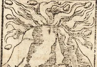 An illustration from Prodigiorvm ac ostentorvm chronicon : quae praeter naturae ordinem, motum, et operationem, et in svperioribus & his inferioribus mundi regionibus, ab exordio mundi usque ad haec nostra tempora, acciderunt ... (1557)