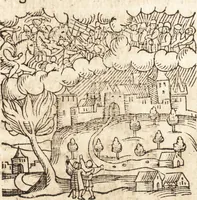 Picture 510 of 990 from Prodigiorvm ac ostentorvm chronicon : quae praeter naturae ordinem, motum, et operationem, et in svperioribus & his inferioribus mundi regionibus, ab exordio mundi usque ad haec nostra tempora, acciderunt ... (1557), leaf 346