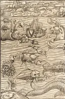 Picture 45 of 990 from Prodigiorvm ac ostentorvm chronicon : quae praeter naturae ordinem, motum, et operationem, et in svperioribus & his inferioribus mundi regionibus, ab exordio mundi usque ad haec nostra tempora, acciderunt ... (1557), leaf 35