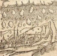 Picture 530 of 990 from Prodigiorvm ac ostentorvm chronicon : quae praeter naturae ordinem, motum, et operationem, et in svperioribus & his inferioribus mundi regionibus, ab exordio mundi usque ad haec nostra tempora, acciderunt ... (1557), leaf 358