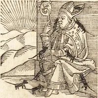 An illustration from Prodigiorvm ac ostentorvm chronicon : quae praeter naturae ordinem, motum, et operationem, et in svperioribus & his inferioribus mundi regionibus, ab exordio mundi usque ad haec nostra tempora, acciderunt ... (1557)