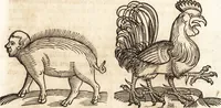 Picture 569 of 990 from Prodigiorvm ac ostentorvm chronicon : quae praeter naturae ordinem, motum, et operationem, et in svperioribus & his inferioribus mundi regionibus, ab exordio mundi usque ad haec nostra tempora, acciderunt ... (1557), leaf 382