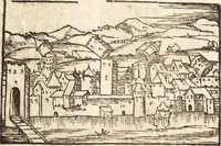 Picture 576 of 990 from Prodigiorvm ac ostentorvm chronicon : quae praeter naturae ordinem, motum, et operationem, et in svperioribus & his inferioribus mundi regionibus, ab exordio mundi usque ad haec nostra tempora, acciderunt ... (1557), leaf 386
