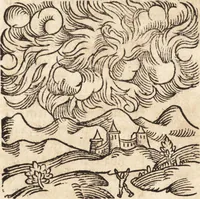 Picture 579 of 990 from Prodigiorvm ac ostentorvm chronicon : quae praeter naturae ordinem, motum, et operationem, et in svperioribus & his inferioribus mundi regionibus, ab exordio mundi usque ad haec nostra tempora, acciderunt ... (1557), leaf 387
