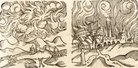 Picture 56 of 990 from Prodigiorvm ac ostentorvm chronicon : quae praeter naturae ordinem, motum, et operationem, et in svperioribus & his inferioribus mundi regionibus, ab exordio mundi usque ad haec nostra tempora, acciderunt ... (1557), leaf 46