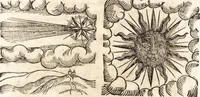 An illustration from Prodigiorvm ac ostentorvm chronicon : quae praeter naturae ordinem, motum, et operationem, et in svperioribus & his inferioribus mundi regionibus, ab exordio mundi usque ad haec nostra tempora, acciderunt ... (1557)