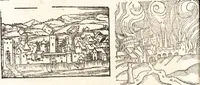 An illustration from Prodigiorvm ac ostentorvm chronicon : quae praeter naturae ordinem, motum, et operationem, et in svperioribus & his inferioribus mundi regionibus, ab exordio mundi usque ad haec nostra tempora, acciderunt ... (1557)
