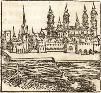 An illustration from Prodigiorvm ac ostentorvm chronicon : quae praeter naturae ordinem, motum, et operationem, et in svperioribus & his inferioribus mundi regionibus, ab exordio mundi usque ad haec nostra tempora, acciderunt ... (1557)