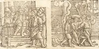Picture 62 of 990 from Prodigiorvm ac ostentorvm chronicon : quae praeter naturae ordinem, motum, et operationem, et in svperioribus & his inferioribus mundi regionibus, ab exordio mundi usque ad haec nostra tempora, acciderunt ... (1557), leaf 50