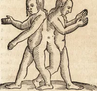 An illustration from Prodigiorvm ac ostentorvm chronicon : quae praeter naturae ordinem, motum, et operationem, et in svperioribus & his inferioribus mundi regionibus, ab exordio mundi usque ad haec nostra tempora, acciderunt ... (1557)