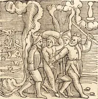 Picture 68 of 990 from Prodigiorvm ac ostentorvm chronicon : quae praeter naturae ordinem, motum, et operationem, et in svperioribus & his inferioribus mundi regionibus, ab exordio mundi usque ad haec nostra tempora, acciderunt ... (1557), leaf 53