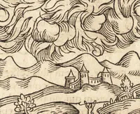 Picture 72 of 990 from Prodigiorvm ac ostentorvm chronicon : quae praeter naturae ordinem, motum, et operationem, et in svperioribus & his inferioribus mundi regionibus, ab exordio mundi usque ad haec nostra tempora, acciderunt ... (1557), leaf 55
