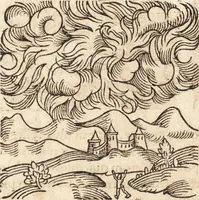 Picture 73 of 990 from Prodigiorvm ac ostentorvm chronicon : quae praeter naturae ordinem, motum, et operationem, et in svperioribus & his inferioribus mundi regionibus, ab exordio mundi usque ad haec nostra tempora, acciderunt ... (1557), leaf 55