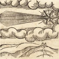 An illustration from Prodigiorvm ac ostentorvm chronicon : quae praeter naturae ordinem, motum, et operationem, et in svperioribus & his inferioribus mundi regionibus, ab exordio mundi usque ad haec nostra tempora, acciderunt ... (1557)
