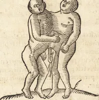 An illustration from Prodigiorvm ac ostentorvm chronicon : quae praeter naturae ordinem, motum, et operationem, et in svperioribus & his inferioribus mundi regionibus, ab exordio mundi usque ad haec nostra tempora, acciderunt ... (1557)
