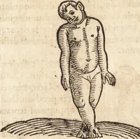 An illustration from Prodigiorvm ac ostentorvm chronicon : quae praeter naturae ordinem, motum, et operationem, et in svperioribus & his inferioribus mundi regionibus, ab exordio mundi usque ad haec nostra tempora, acciderunt ... (1557)