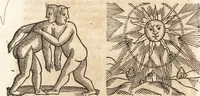 An illustration from Prodigiorvm ac ostentorvm chronicon : quae praeter naturae ordinem, motum, et operationem, et in svperioribus & his inferioribus mundi regionibus, ab exordio mundi usque ad haec nostra tempora, acciderunt ... (1557)