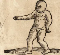 An illustration from Prodigiorvm ac ostentorvm chronicon : quae praeter naturae ordinem, motum, et operationem, et in svperioribus & his inferioribus mundi regionibus, ab exordio mundi usque ad haec nostra tempora, acciderunt ... (1557)