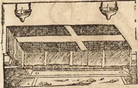 An illustration from Prodigiorvm ac ostentorvm chronicon : quae praeter naturae ordinem, motum, et operationem, et in svperioribus & his inferioribus mundi regionibus, ab exordio mundi usque ad haec nostra tempora, acciderunt ... (1557)