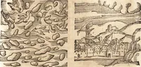 An illustration from Prodigiorvm ac ostentorvm chronicon : quae praeter naturae ordinem, motum, et operationem, et in svperioribus & his inferioribus mundi regionibus, ab exordio mundi usque ad haec nostra tempora, acciderunt ... (1557)