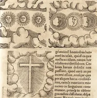 An illustration from Prodigiorvm ac ostentorvm chronicon : quae praeter naturae ordinem, motum, et operationem, et in svperioribus & his inferioribus mundi regionibus, ab exordio mundi usque ad haec nostra tempora, acciderunt ... (1557)