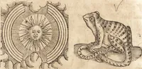 An illustration from Prodigiorvm ac ostentorvm chronicon : quae praeter naturae ordinem, motum, et operationem, et in svperioribus & his inferioribus mundi regionibus, ab exordio mundi usque ad haec nostra tempora, acciderunt ... (1557)