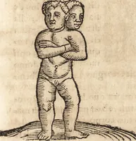 An illustration from Prodigiorvm ac ostentorvm chronicon : quae praeter naturae ordinem, motum, et operationem, et in svperioribus & his inferioribus mundi regionibus, ab exordio mundi usque ad haec nostra tempora, acciderunt ... (1557)