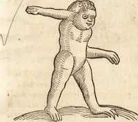 An illustration from Prodigiorvm ac ostentorvm chronicon : quae praeter naturae ordinem, motum, et operationem, et in svperioribus & his inferioribus mundi regionibus, ab exordio mundi usque ad haec nostra tempora, acciderunt ... (1557)